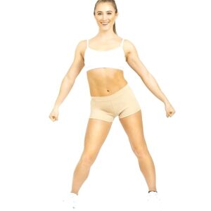 Capezio Nude LowRise Boyscut Short Size Medium NWT